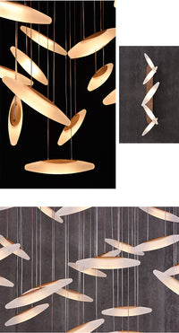 Thumbnail for Postmodern Luxury Wooden Chandelier