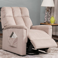 Thumbnail for Power Lift Chair Soft Fabric Recliner Lounge Living Room Sofa with Remote Control