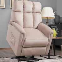 Thumbnail for Power Lift Chair Soft Fabric Recliner Lounge Living Room Sofa with Remote Control