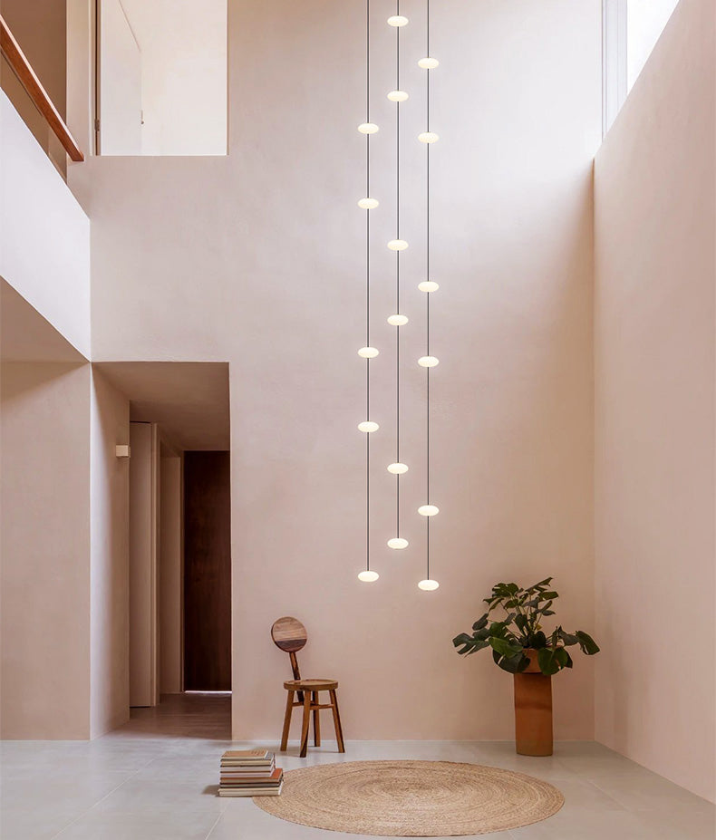 Series Oval Pendant Light | Modern LED Staircase | Aurorae