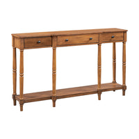 Thumbnail for Solid Wood Console Table in Brown