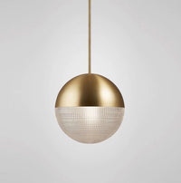 Thumbnail for gold globe pendant light