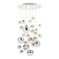 Thumbnail for globe pendants chandelier for living room