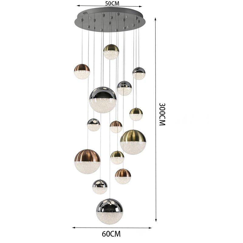 modern chandelier for interior lighting