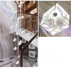 modern entryway lighting in chrome