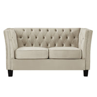Thumbnail for Tufted Living Room Sofa Set with Nailheads