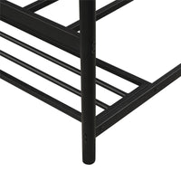 Thumbnail for Twin Over Twin Bunk Bed with Storage Black
