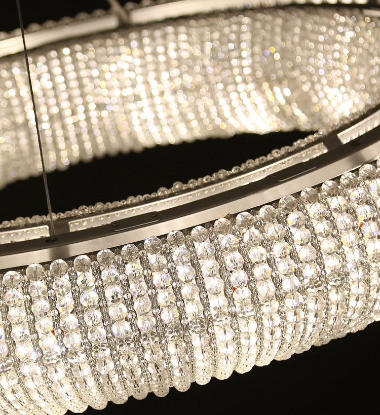 Vintage Crystal Chandelier | Chrome Multi-Light LED | Aurorae