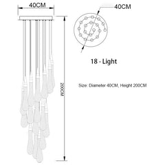 large crystal chandelier