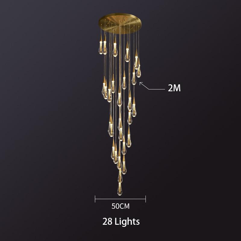 crystal pendant lighting in multi lights