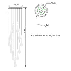 crystal chandelier lights for living room