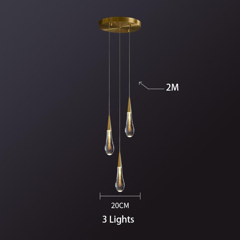 modern 2 story chandelier
