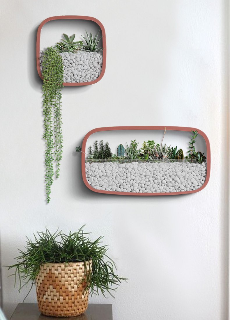 Round Wall Planters