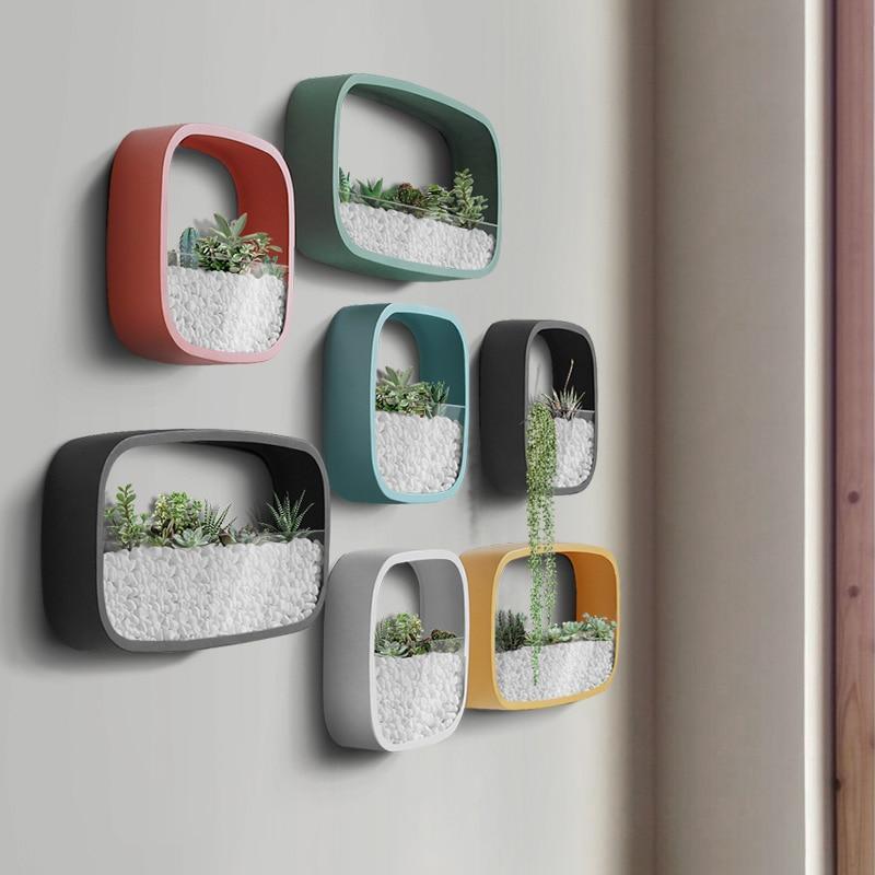 Round Wall Planters