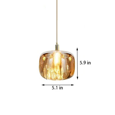 Gorgeous Glass Pendant Light | Organic Chrome LED | Aurorae