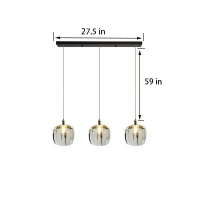 Gorgeous Glass Pendant Light | Organic Chrome LED | Aurorae