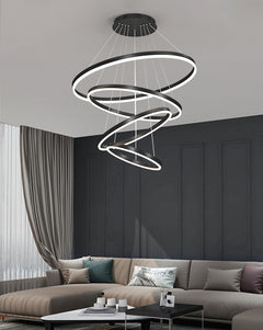 Modern chandelier foyer
