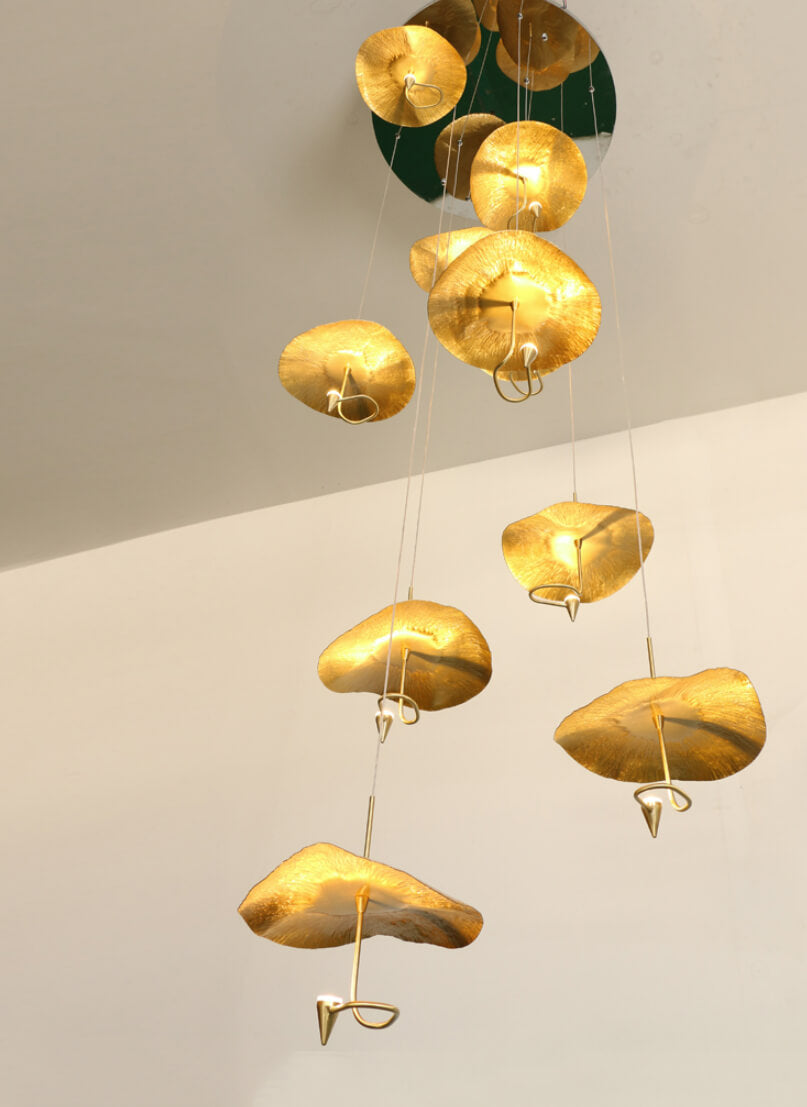 stairwell chandelier