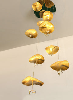 stairwell chandelier