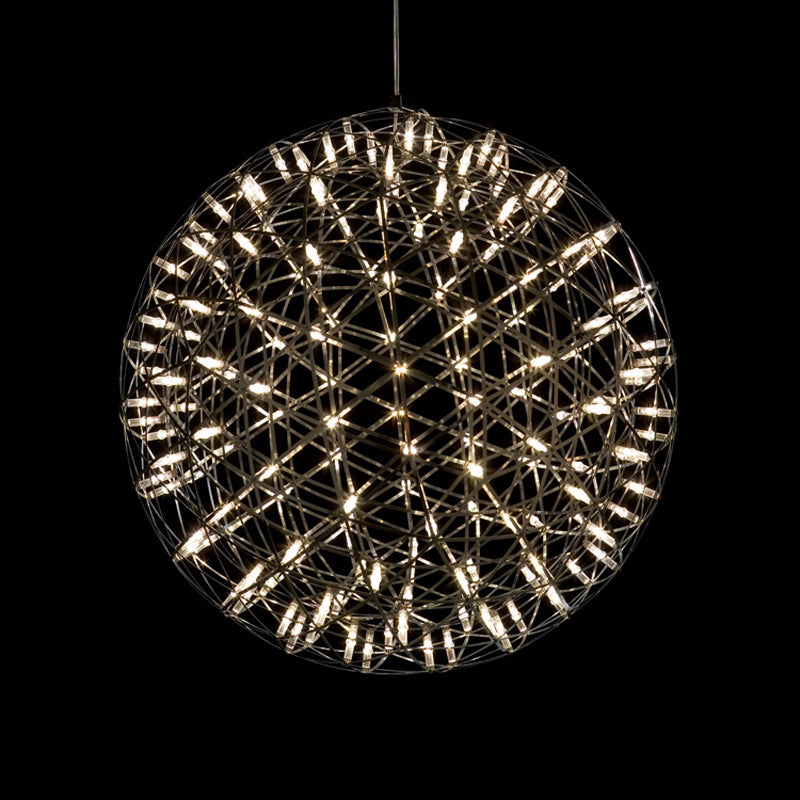 Modern Spark Ball Pendant Light | Stainless Steel LED | Aurorae