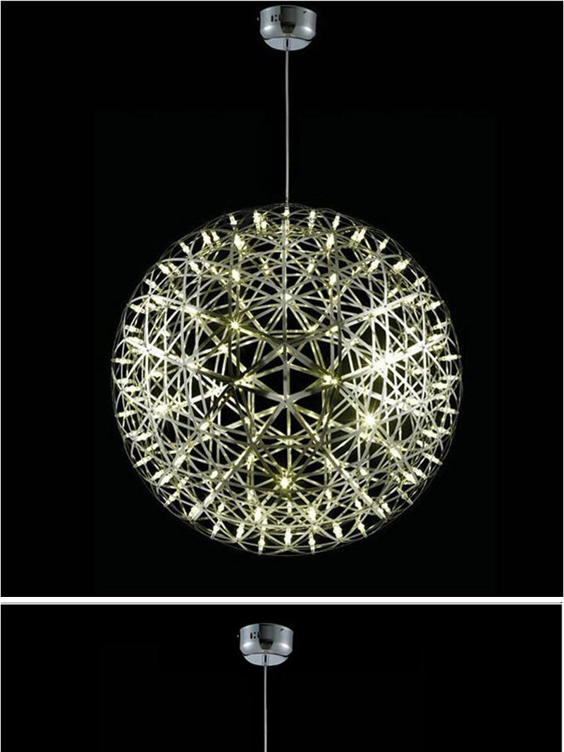 Modern Spark Ball Pendant Light | Stainless Steel LED | Aurorae