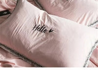 Thumbnail for Embroidered 100% Cotton Pillowcase