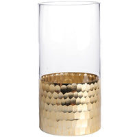 Thumbnail for Gold Plating Cylinder Glass Vase