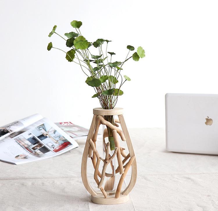 Creative Wooden Vase