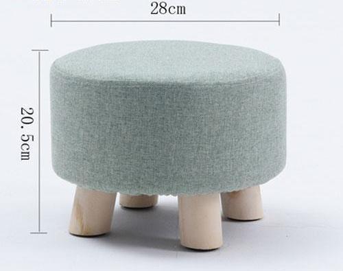 Modern Nordic Round Footstool