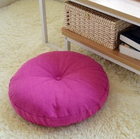 Thumbnail for Round Shape Cotton Linen Seat Cushion