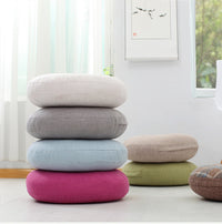 Thumbnail for Round Shape Cotton Linen Seat Cushion