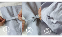 Thumbnail for Cotton Linen Bow-knot Pillow Cover