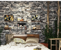 Thumbnail for Vintage Stone Cultural 3D Brick Wallpaper