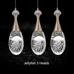 bubble glass pendant light for interior lighting