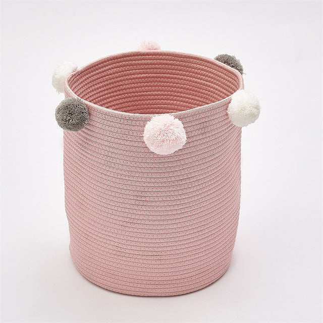 Woven Cotton Storage Basket