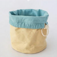 Thumbnail for Canvas Drawstring Bucket Storage Bag