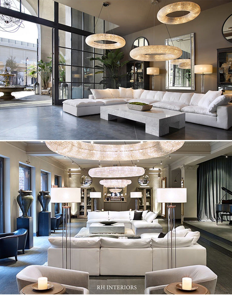 Vintage Crystal Chandelier | Chrome Multi-Light LED | Aurorae